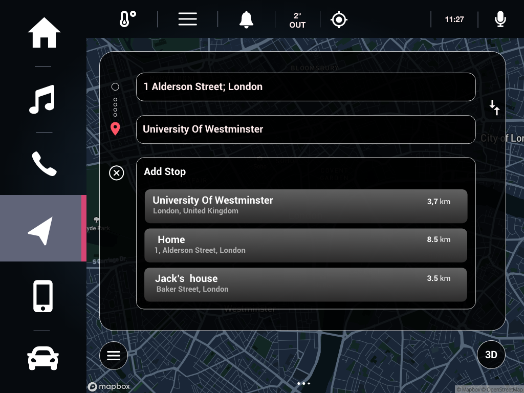 Personalize Route- Add stops